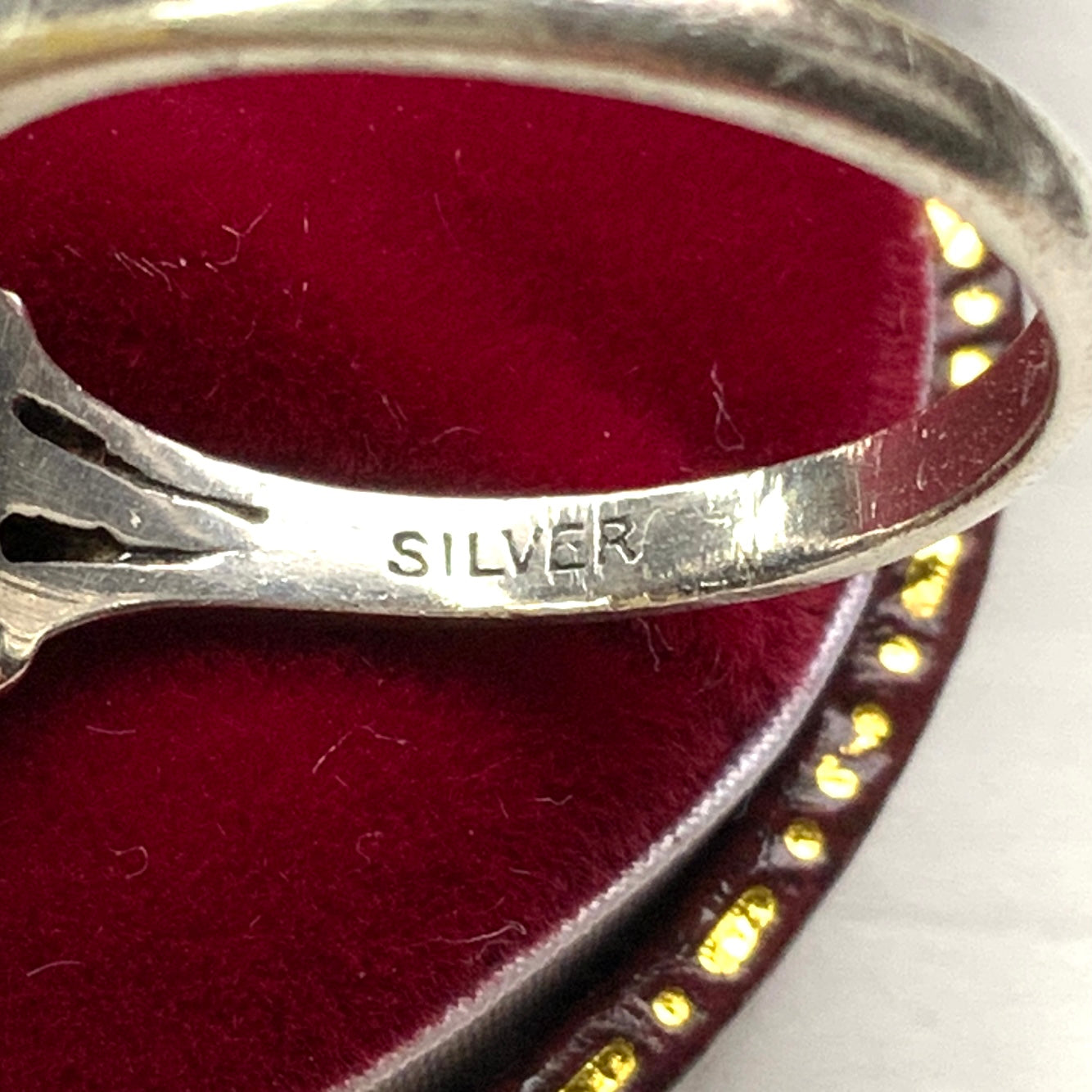VINTAGE 1970s Silver Ornate Marcasite Heart Ring ヴィンテージ 1970年代 シルバー マーカサイト ハート リング