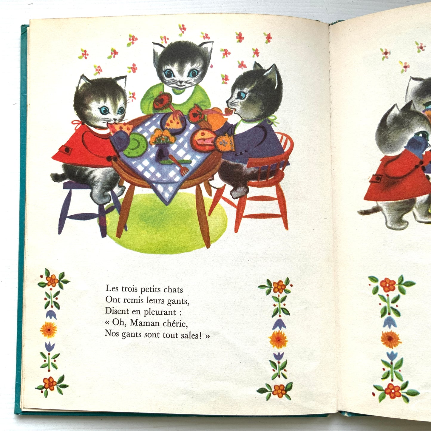 VINTAGE 1953 "Les Trois Ours et Autres Contes" - Illustrated by Jackie Peller & Manon Iessel