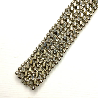 VINTAGE Silver Tone Chunky Chain Braclet