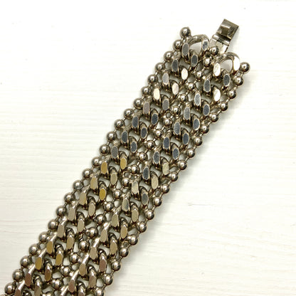 VINTAGE Silver Tone Chunky Chain Braclet