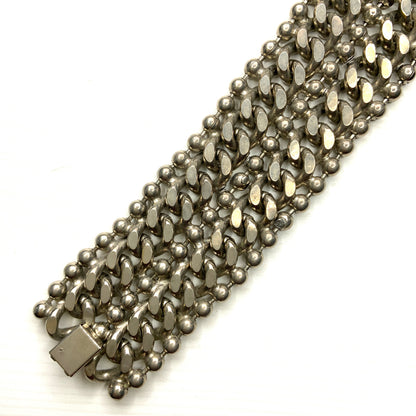 VINTAGE Silver Tone Chunky Chain Braclet