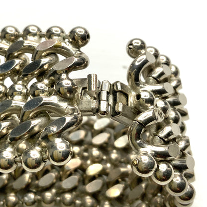 VINTAGE Silver Tone Chunky Chain Braclet