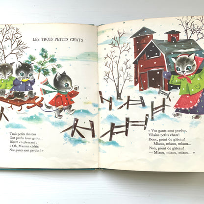 VINTAGE 1953 "Les Trois Ours et Autres Contes" - Illustrated by Jackie Peller & Manon Iessel