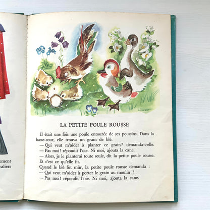 VINTAGE 1953 "Les Trois Ours et Autres Contes" - Illustrated by Jackie Peller & Manon Iessel