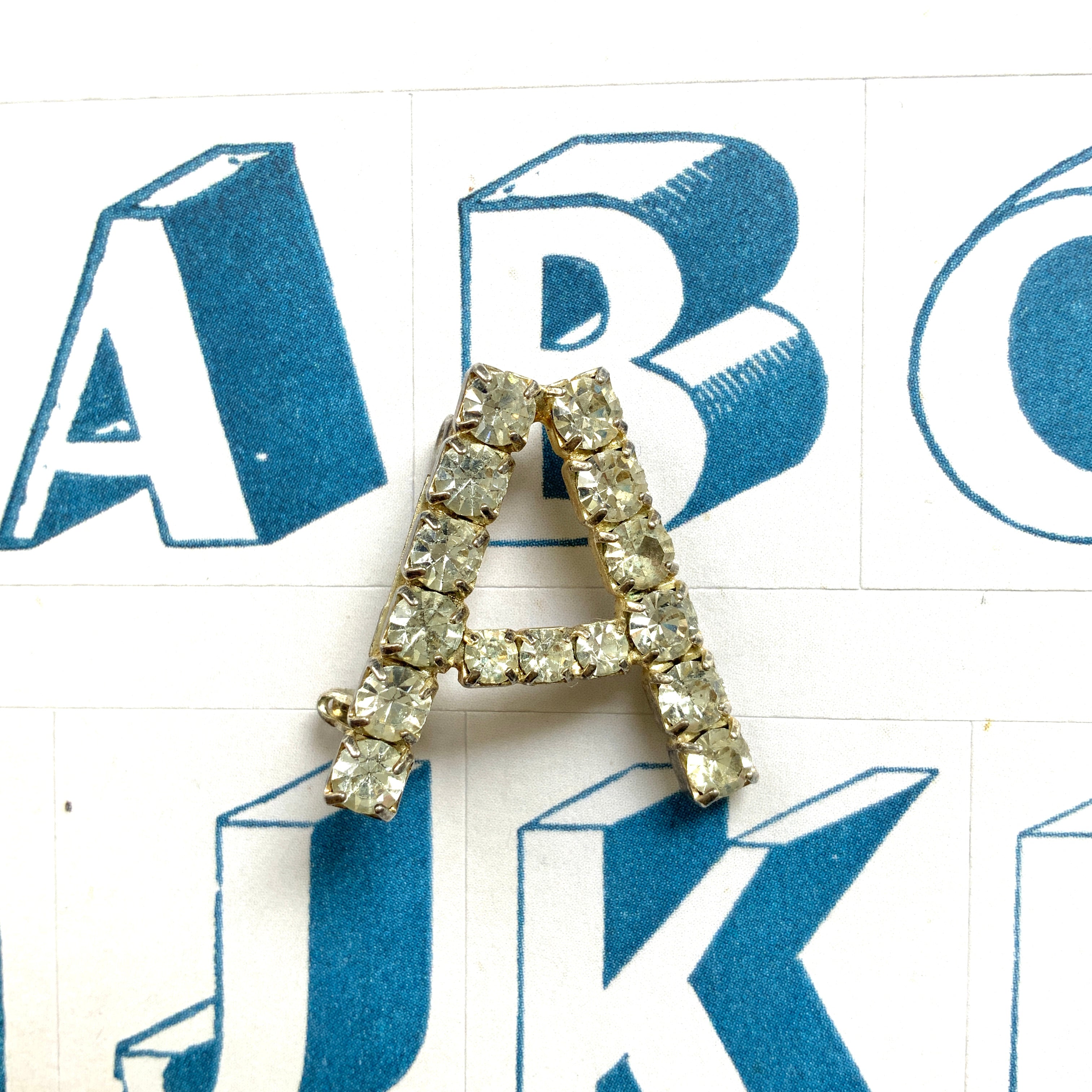 VINTAGE 1960s Rhinestone 