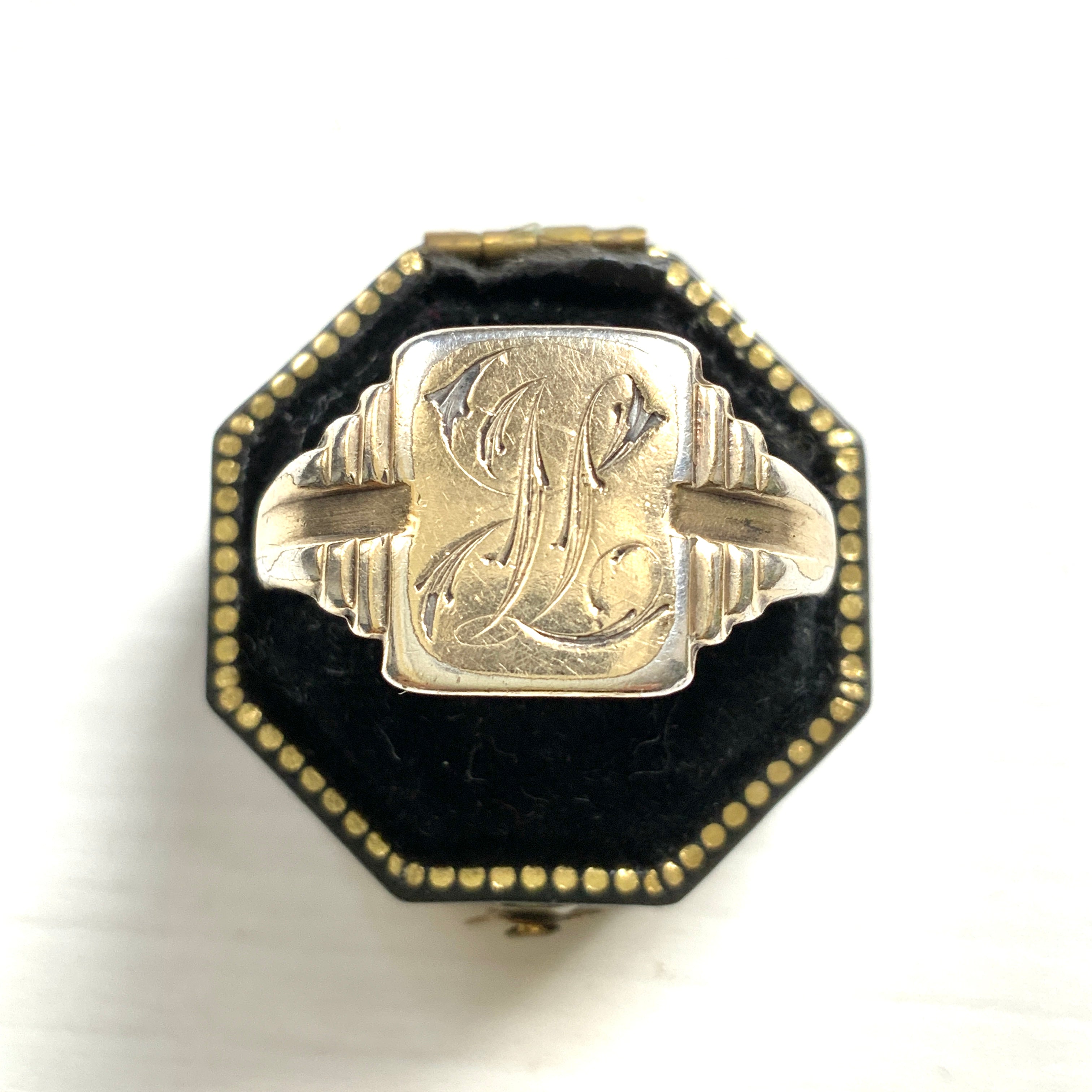 SAR Jewellery Leaf ring with Onyx 17号（アクセサリー – Page