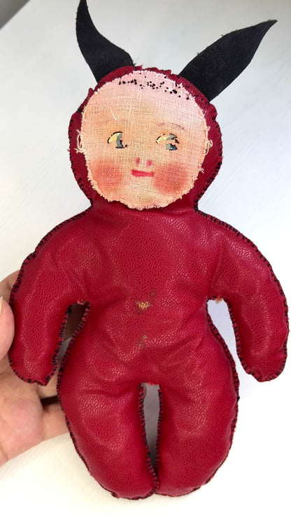 VINTAGE 1920's Red Devil Doll